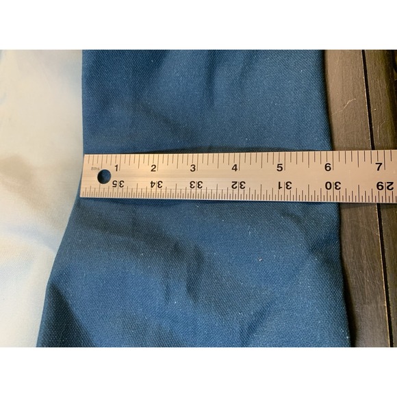 Athleta Tote Bag Gym‎ Blue Ombre Large Canvas Shopping Bag 18x13 Travel Open - Picture 11 of 12